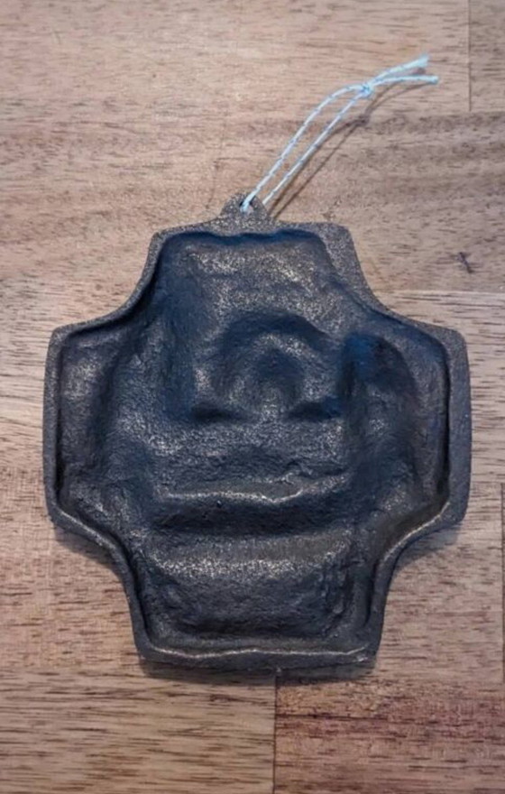 Image 1 of Religious bronze bas-relief - scene of the Last Supper - medieval style