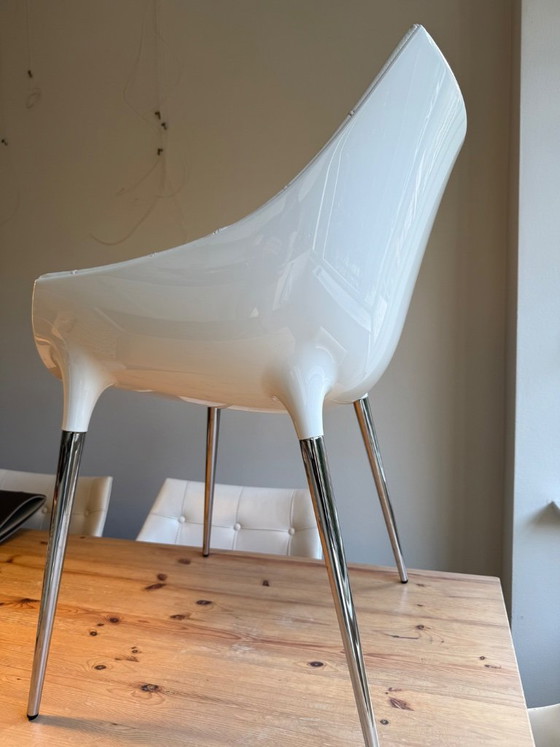 Image 1 of Witte Cassina Passion Stoel 6 x van Philippe Starck