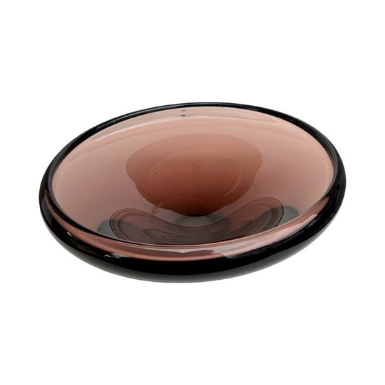 Image 1 of Posacenere, ciotola decorativa disegnata da M. Klinger, vetro Železný Brod, Cecoslovacchia anni '60.