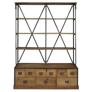 Image 1 of Maisons Du Monde Storage Rack Of Mango Wood