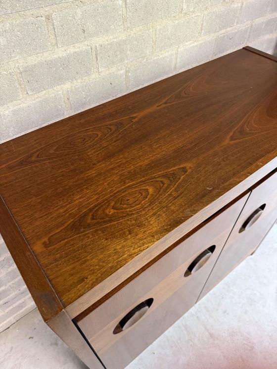 Image 1 of Brutalistisch mahonie kabinet
