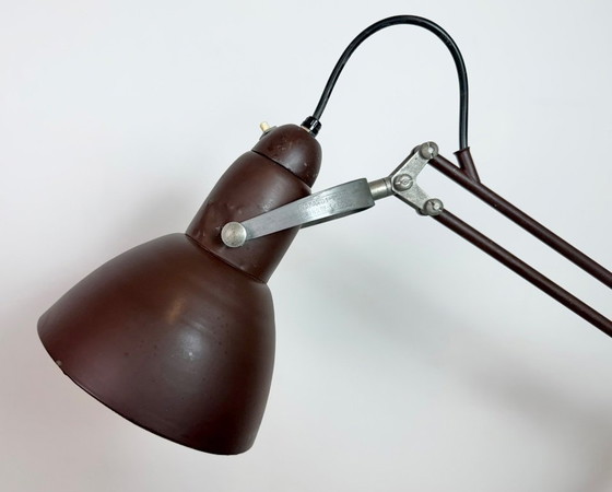 Image 1 of Vintage Brown Architect Table Lamp from Napako, 1950s