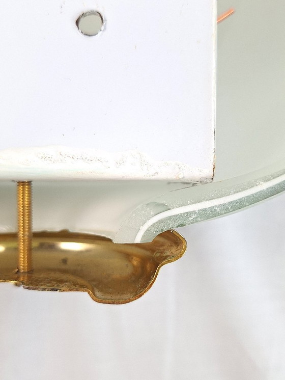 Image 1 of Art Deco handgeblazen Murano glazen wandlamp