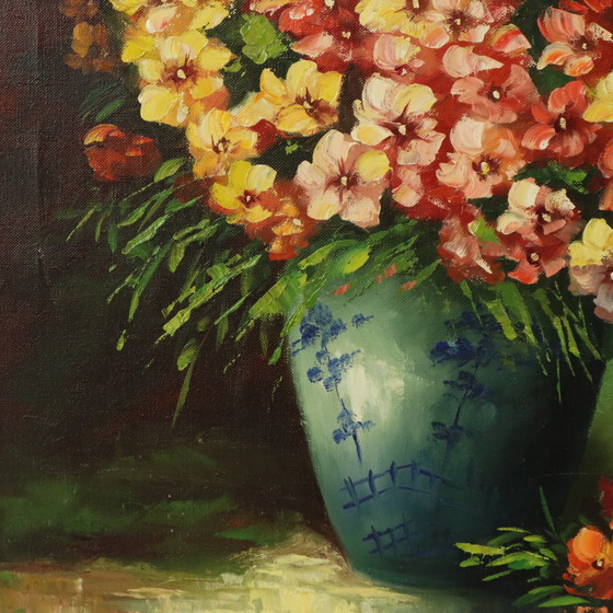 Image 1 of Bunte Blumen Stilleben Malerei