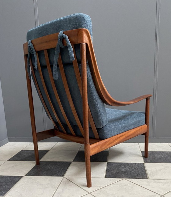 Image 1 of Highback chair by Wilhelm Knoll 1960s reupholstered