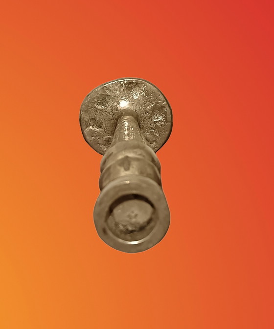 Image 1 of Vintage Brutalist 70s Candlestick