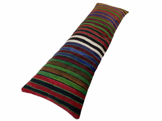 Image 1 of Unique Kilim & Carpet Cushion Cover – 120 x 40 cm