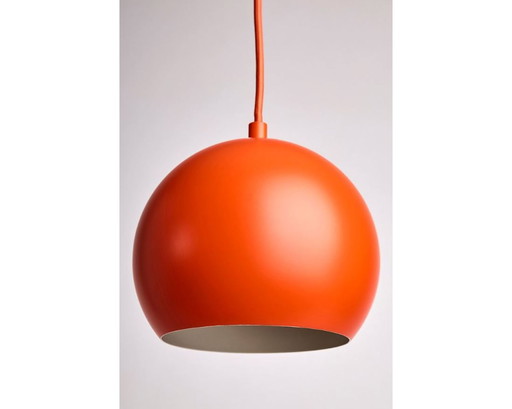 2 x Frandsen Ball Limited Edition pendant light - peach/orange