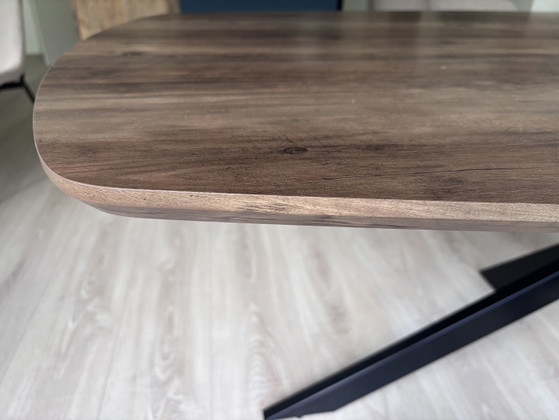 Image 1 of Walnut wood table 200x100