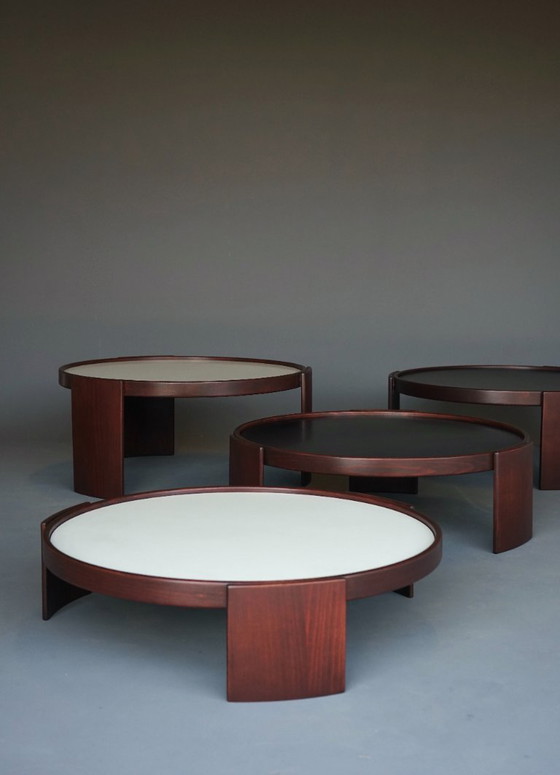 Image 1 of Model 780/783 Stacking Tables by Gianfranco Frattini for Cassina, 1960s-1970s, Set of 4
