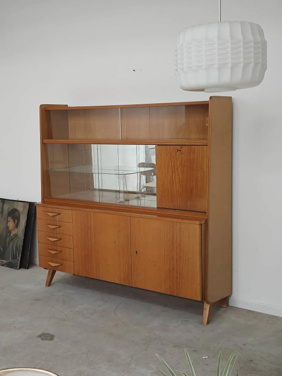 Vetrina ceca vintage di Frantisek Jirak per Tatra 1960 – Tatra Nábytok, Armadi contenitori, Wood, Glass (photo 2 of 27)