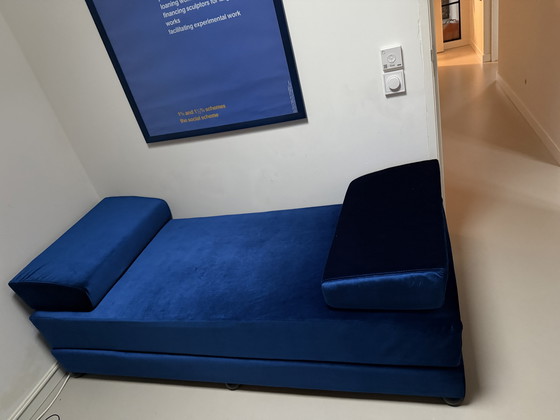 Image 1 of Unique custom made sleeper sofa - Yves Klein blue