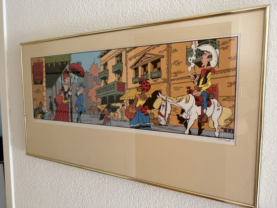 Lucky Luke Siebdruck – Kunstdrucke, Glass, Metal (photo 7 of 8)