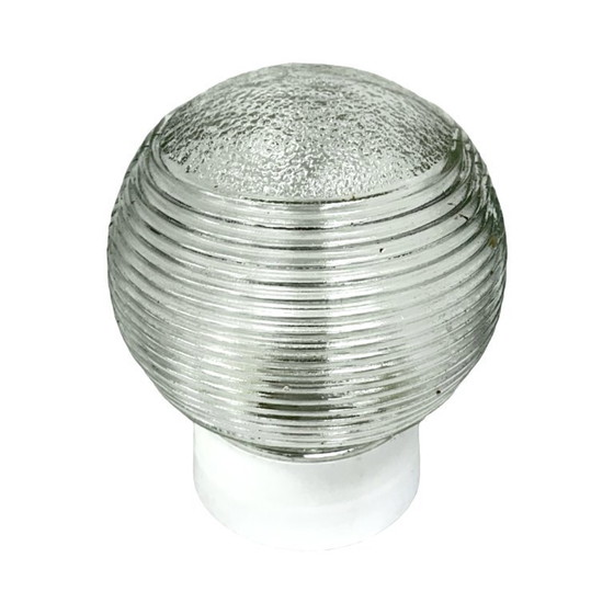 Image 1 of Vintage wandlamp | lampenkap Glasfabriek Białystok 1974 | nieuwe installatie | PRL / retro