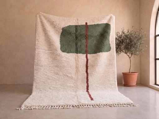 Handmade Pure Wool Rug, Traditional Craftsmanship, 2/3 M – Ahrend, vloerkleden en tapijten
