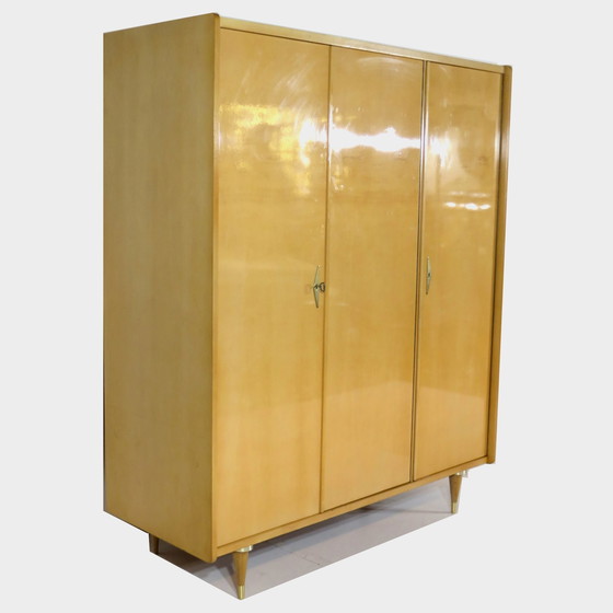 Image 1 of Armadio vintage a 3 ante in stile mid-century modern, anni '50