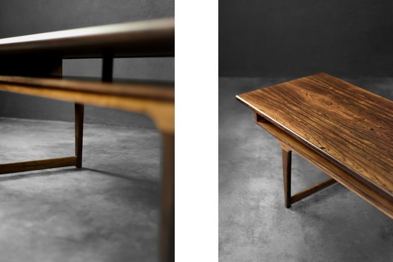 Image 1 of Mesa de centro danesa de mediados de siglo con estante, años 60