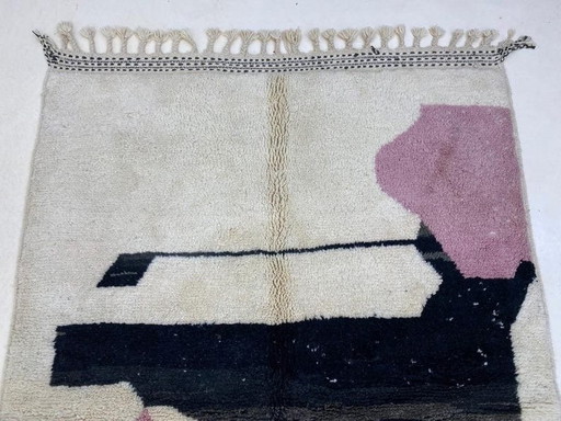 Handgeknüpfter Berberteppich aus reiner Wolle, 1,5/2,5 m