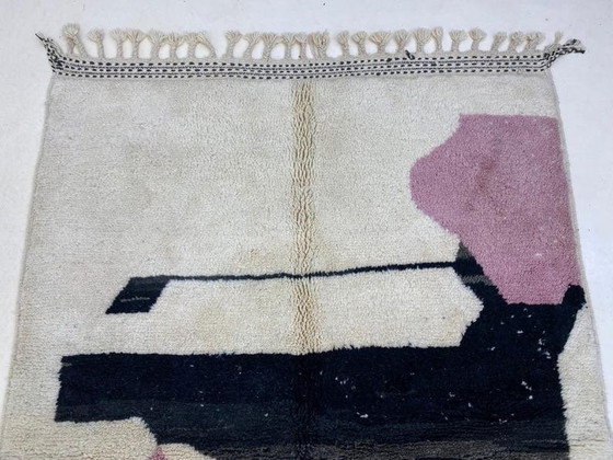 Image 1 of Handgeknüpfter Berberteppich aus reiner Wolle, 1,5/2,5 m