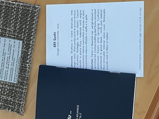 Image 1 of zanotta sushi stoelen