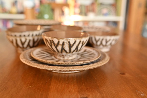 Image 1 of Hans Welling - Serie Aegina - Ceramica vintage della Germania Ovest Ceramano - Fatta a mano