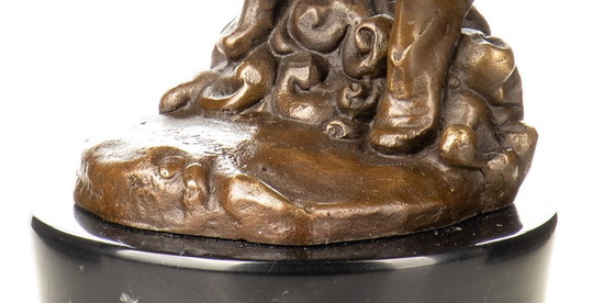 Image 1 of  Mercurius Hermes bronzenbeeld