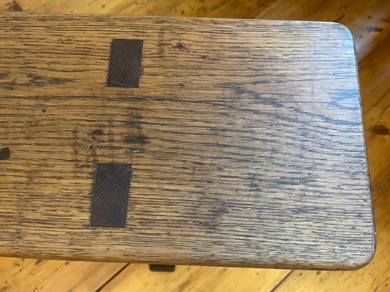 Lunga Panca da Chiesa in Rovere Francese 170 Cm. – Panche, Wood (photo 9 of 13)