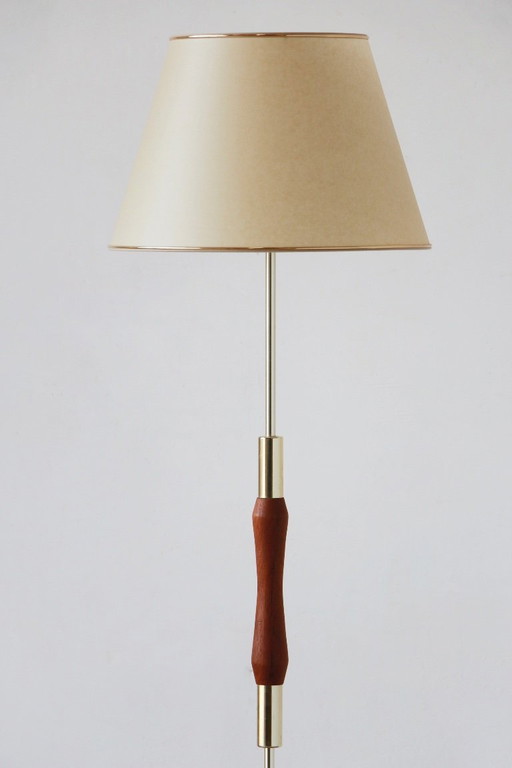 Vintage vloerlamp in Scandinavische stijl uit de jaren 60 | Bakeliet