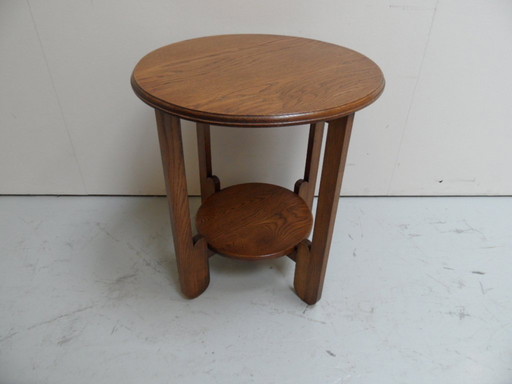 Art Deco round coffee table