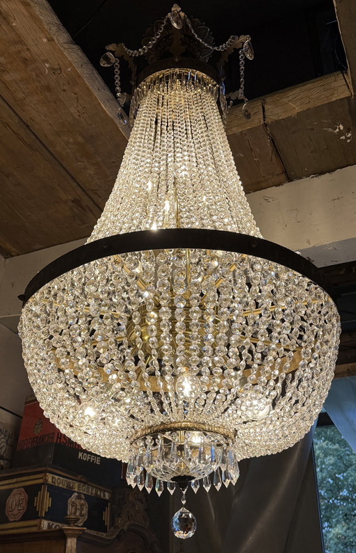 Monumental antique chandelier 170 x 90