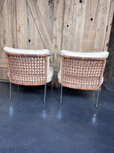 2x Living Divani Armchair, cafe chairs, design Piero Lissoni