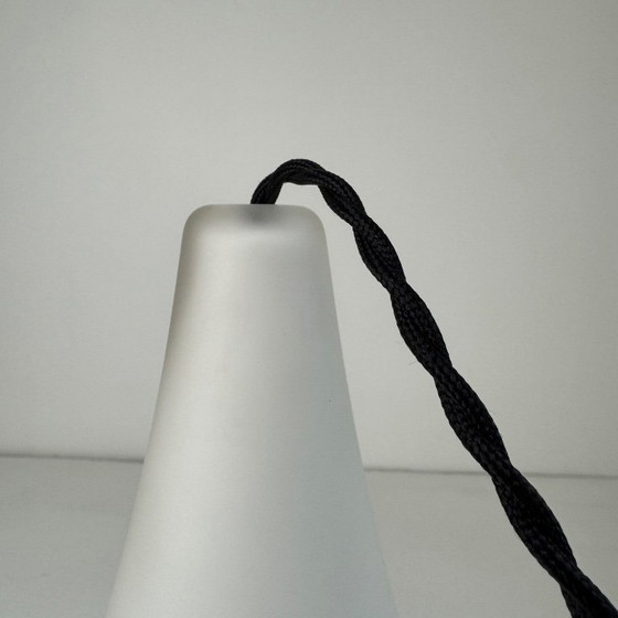 Image 1 of PAIRE D’ANCIENNES SUSPENSIONS EN OPALINE VINTAGE