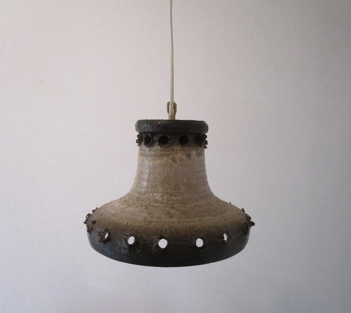 Vintage Danish ceramic pendant lamp from the 1970s – hanglampen