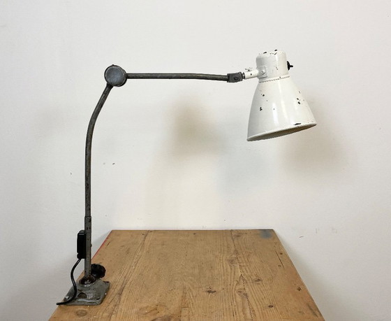 Image 1 of Large Industrial Workshop Table Lamp, 1960s
