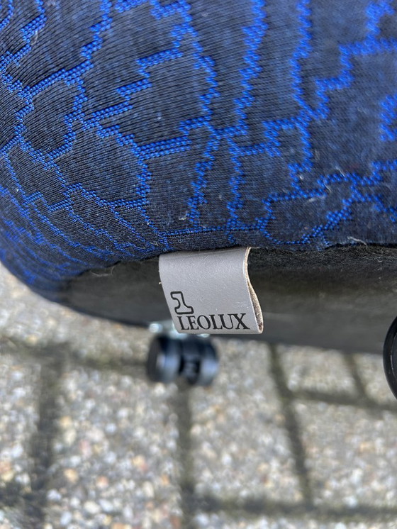 Image 1 of Leolux pouf / footstool on wheels