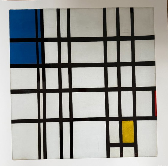 Image 1 of Piet Modrian (1872-1944), Rhythmus aus geraden Linien, 1937/1942, Kunstsammlung Nordrhein Westfalen, Dusseldorf, Printed in Germ