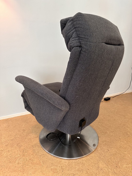 Image 1 of Himolla S-Lounger recliner - extra luxury version with 3 motors - basalt gray