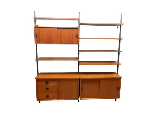 Vintage Teak-Wandschrank von Olof Pira, 1960er Jahre
