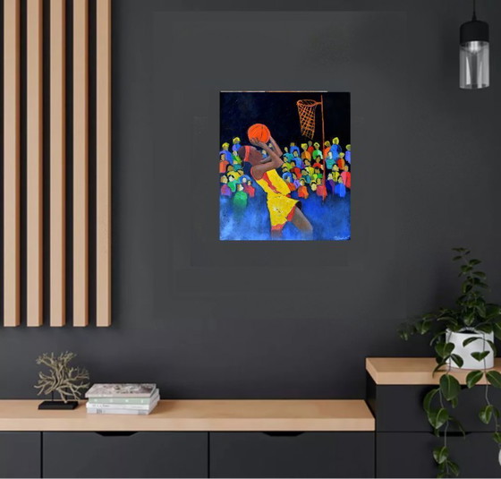 Image 1 of Playing basketball