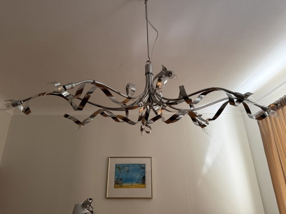 Jacco Maris Ruban Plié Suspension Chrome 8 Bras – Plafonniers (photo 5 of 5)