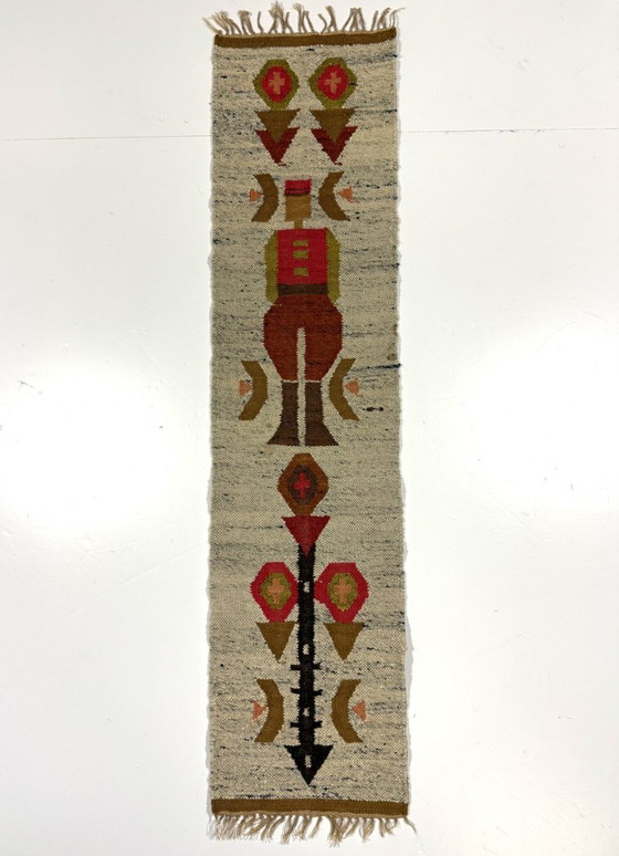 Vintage Wool Kelim Wall Hanging Poland 1970s – Cepelia, Wall decoration (photo 4 of 7)