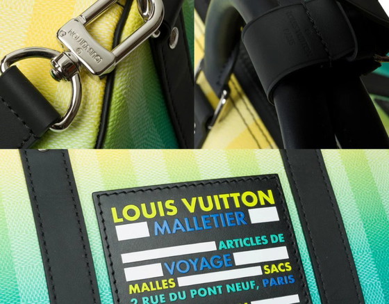 Image 1 of Sac LOUIS VUITTON Keepall en Toile Turquesa - 102090