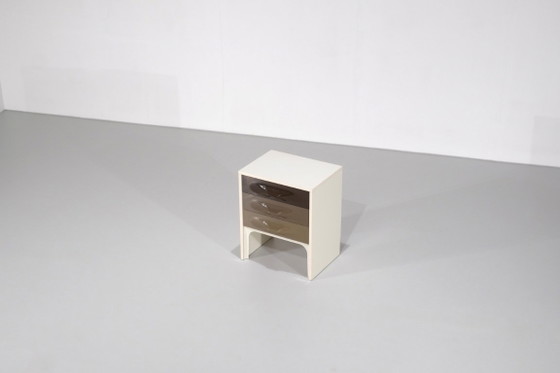 Image 1 of Bedside table "DF2000" by Raymond Loewy for Doubinsky Frères, France, 1960s.