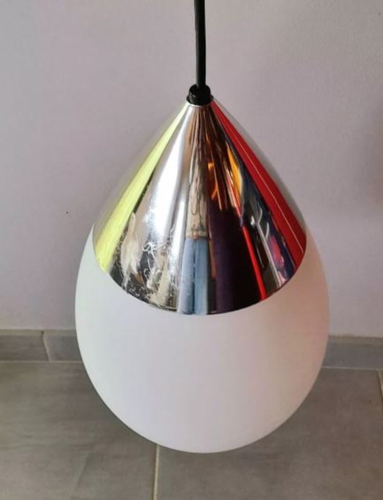 Image 1 of  Suspension en opaline Limburg, modèle Drop 1970