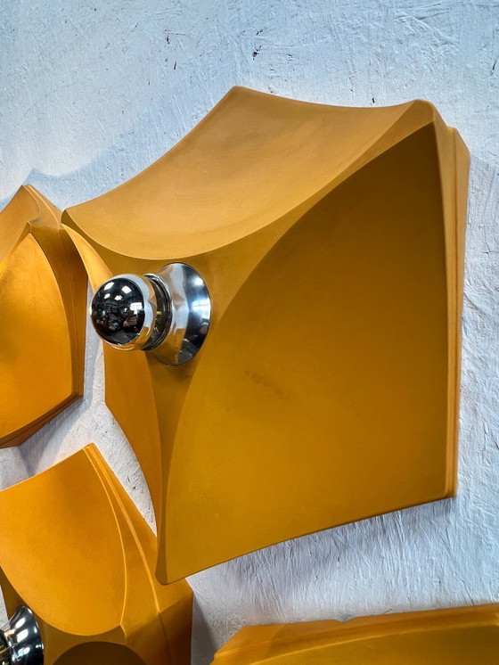 Image 1 of Lampade da parete vintage Hoffmeister Space Age, Germania 1970