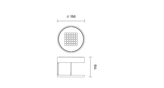 Image 1 of Plafoniera Nimbus Rim R 36 - cromata, 2700K - modello da esposizione