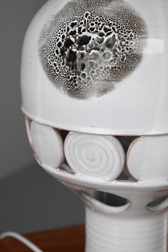 Image 1 of Handgemaakte keramieken lamp