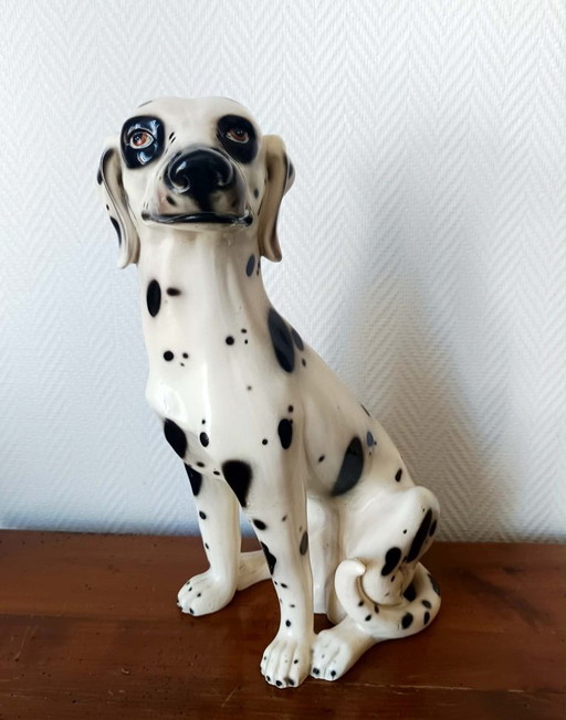 Vintage keramische Dalmatiër, Italië 1970