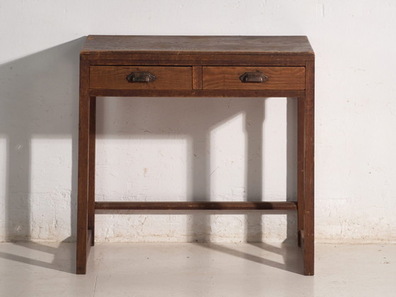 Antiker japanischer Konsolentisch aus Holz – Japan, circa 1930 – Schreibtisch, Iron (photo 24 of 40)