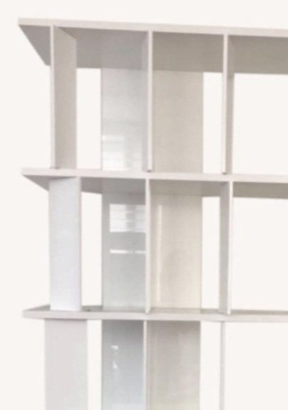Image 1 of Roche Bobois White Flap Bookcase